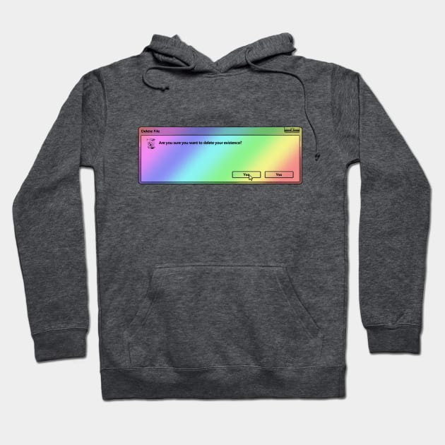 Are You Sure You Want To Delete Your Existence? //. Microsoft Windows 95 Tumblr Meme Hoodie by DankFutura